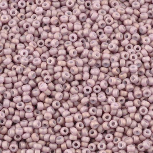 Seed Beads-11/0 Round-2034 Matte Antique Rose Gold Luster-Miyuki