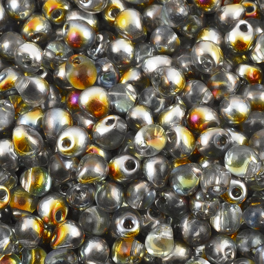 Seed Beads-3.4mm Drop-4551 Crystal Marea-Miyuki-16 Grams