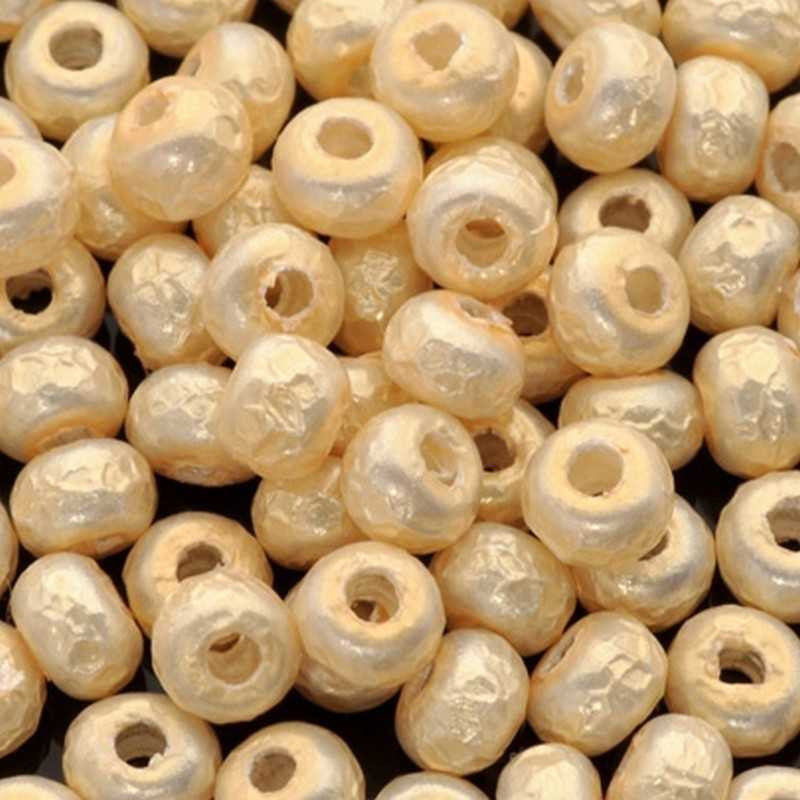 Seed Beads-6/0 Round-3952 Baroque Pearl-Cream-Miyuki-7 Grams