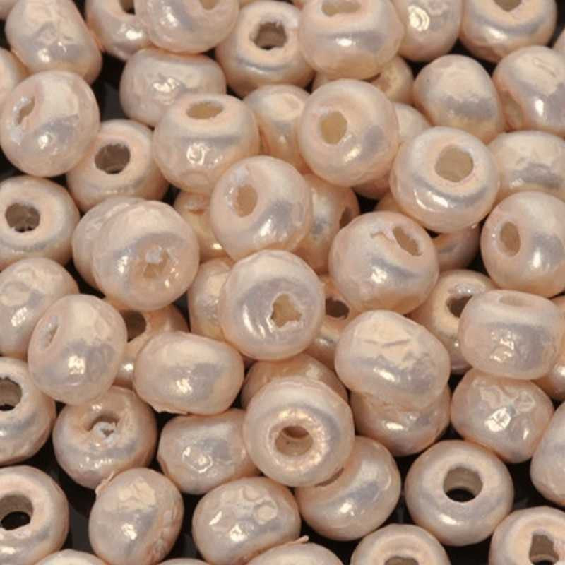 Seed Beads-6/0 Round-3954 Baroque Pearl-Blush Pink-Miyuki-7 Grams