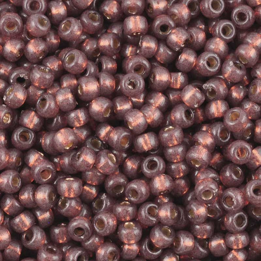 Seed Beads-8/0 Round Duracoat-4249 S/L Dyed Rose Bronze-Miyuki