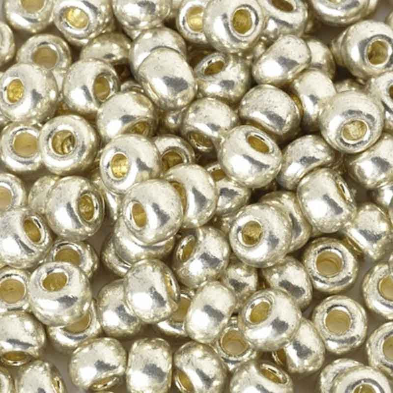 Seed Beads-8/0 Round-PF558 Galvanized Aluminum