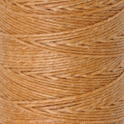 Supplies-3-Ply Waxed Irish Linen-Butterscotch