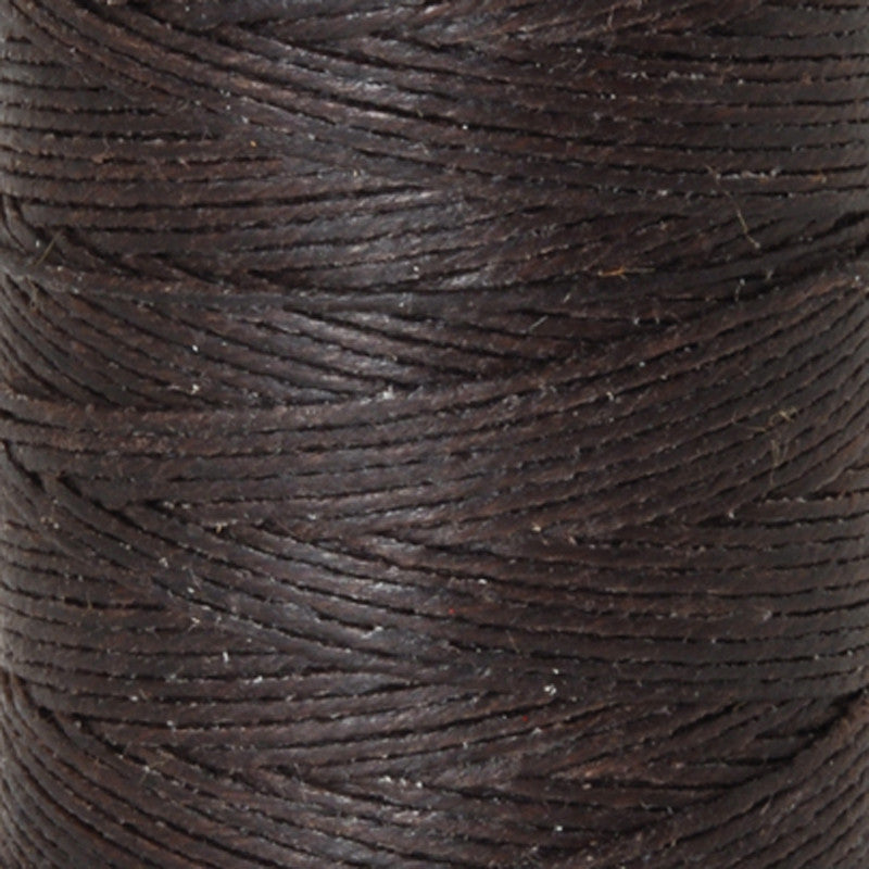 Supplies-3-Ply Waxed Irish Linen-Dark Chocolate