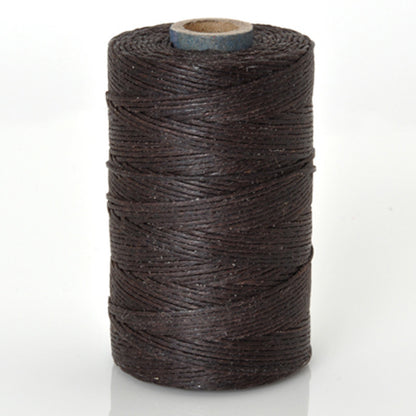 Supplies-3-Ply Waxed Irish Linen-Dark Chocolate