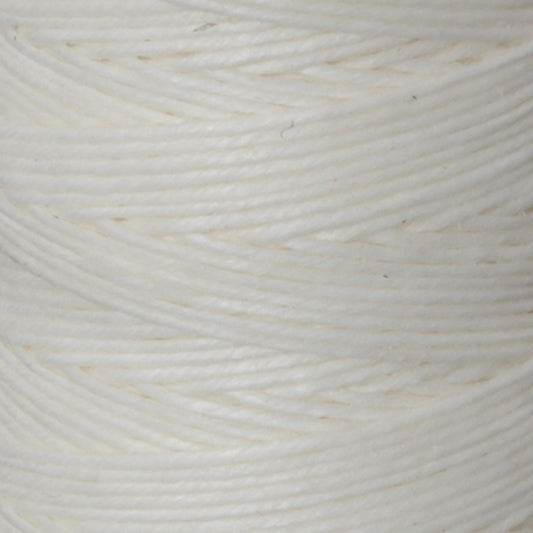 Supplies-3-Ply Waxed Irish Linen-White