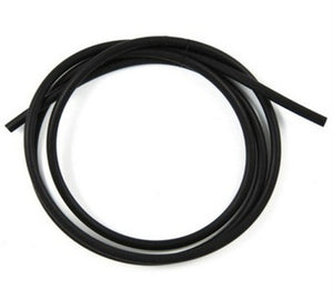 Supplies-1.5mm Rubber Cording-Black-Solid Core