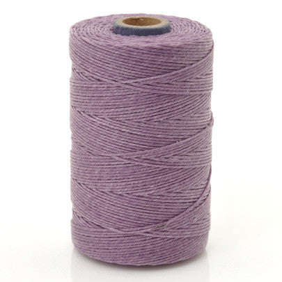 Supplies-4-Ply Waxed Irish Linen-Lavender