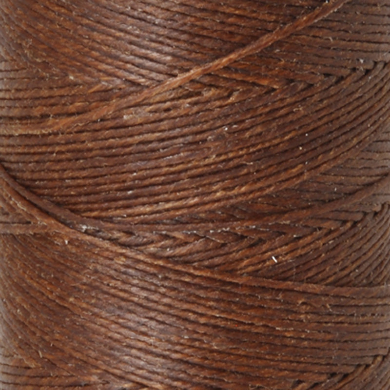 Supplies-4-Ply Waxed Irish Linen-Walnut Brown-10 Yards