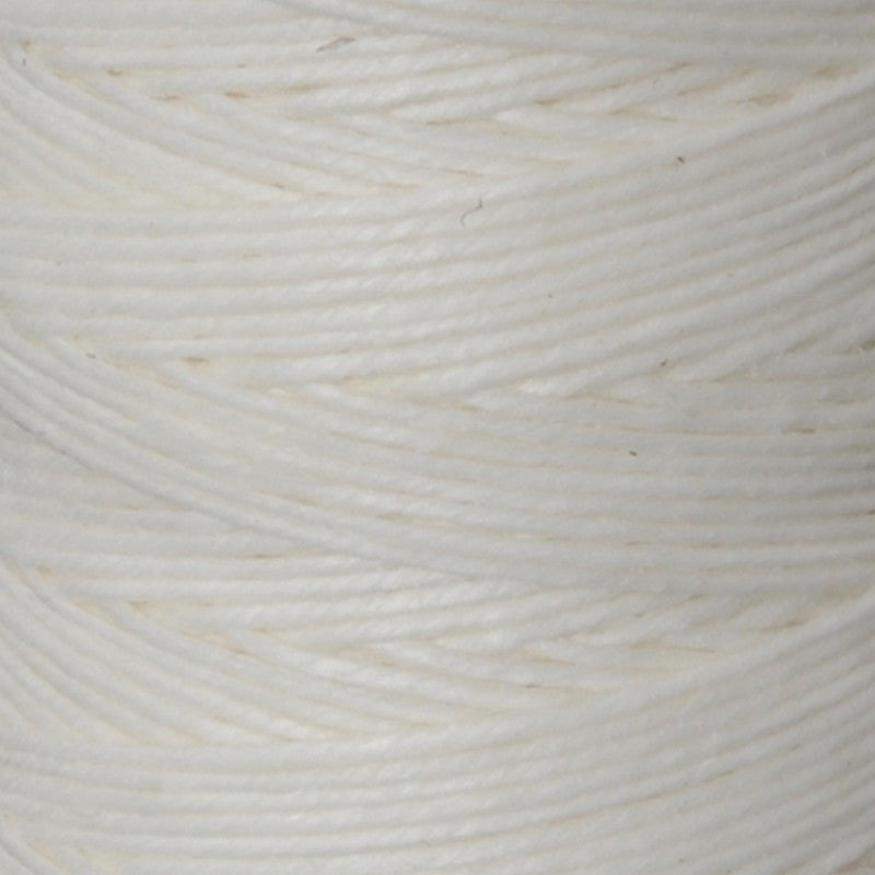 Supplies-4-Ply Waxed Irish Linen-White-10 Yards