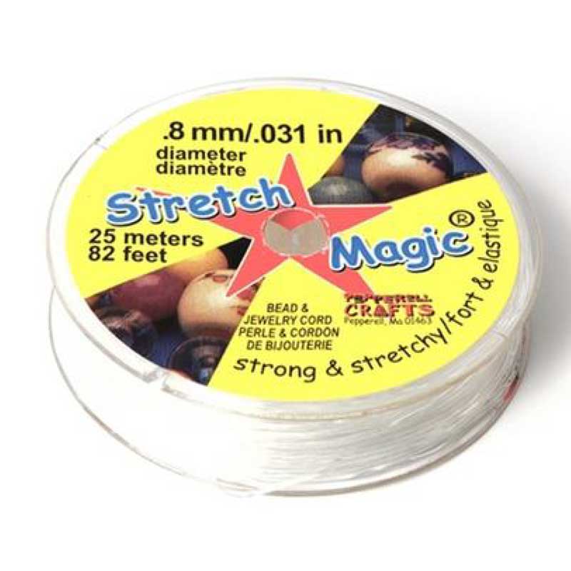 1mm Pearl Stretch Magic Bead Cord (5 Meters)