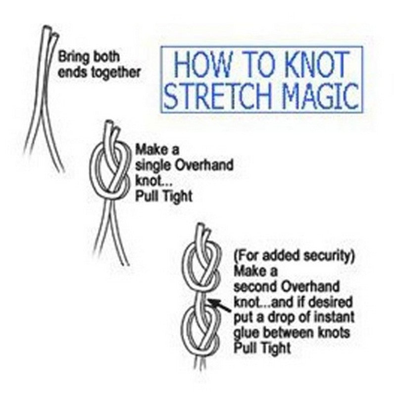 How To Make A Stretch Magic Bead Cord Bracelet 