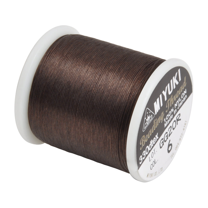 KO Beading Thread - Natural - 100% Nylon - Pre-Waxed - 55 Yard Spool