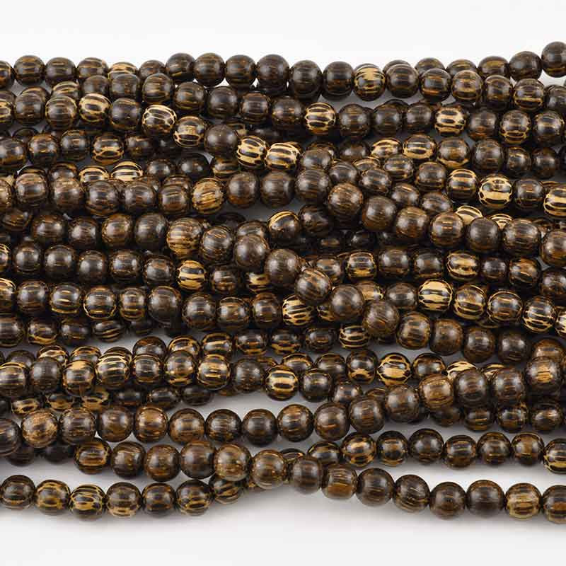 Wood-10mm Patikan Bead-16 Inch Strand