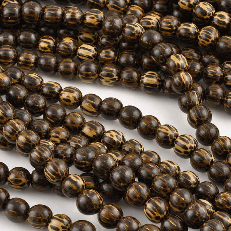 Wood-10mm Patikan Bead-16 Inch Strand