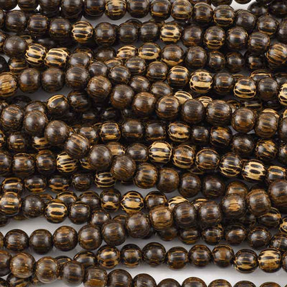 Wood-10mm Patikan Bead-16 Inch Strand