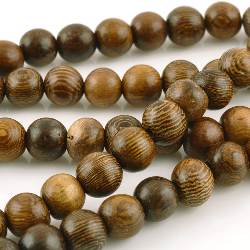 Wood-Round Robles Bead-16 Inch Strand