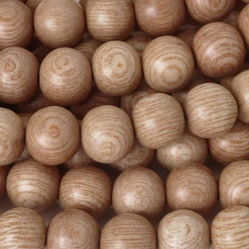 Wood-6mm Round Rose Bead-16 Inch Strand